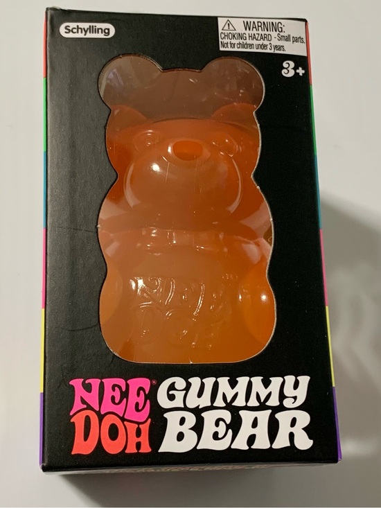 Schylling Other - Needoh Gummy Bear Squishy Orange NEW SEALED NEE DOH